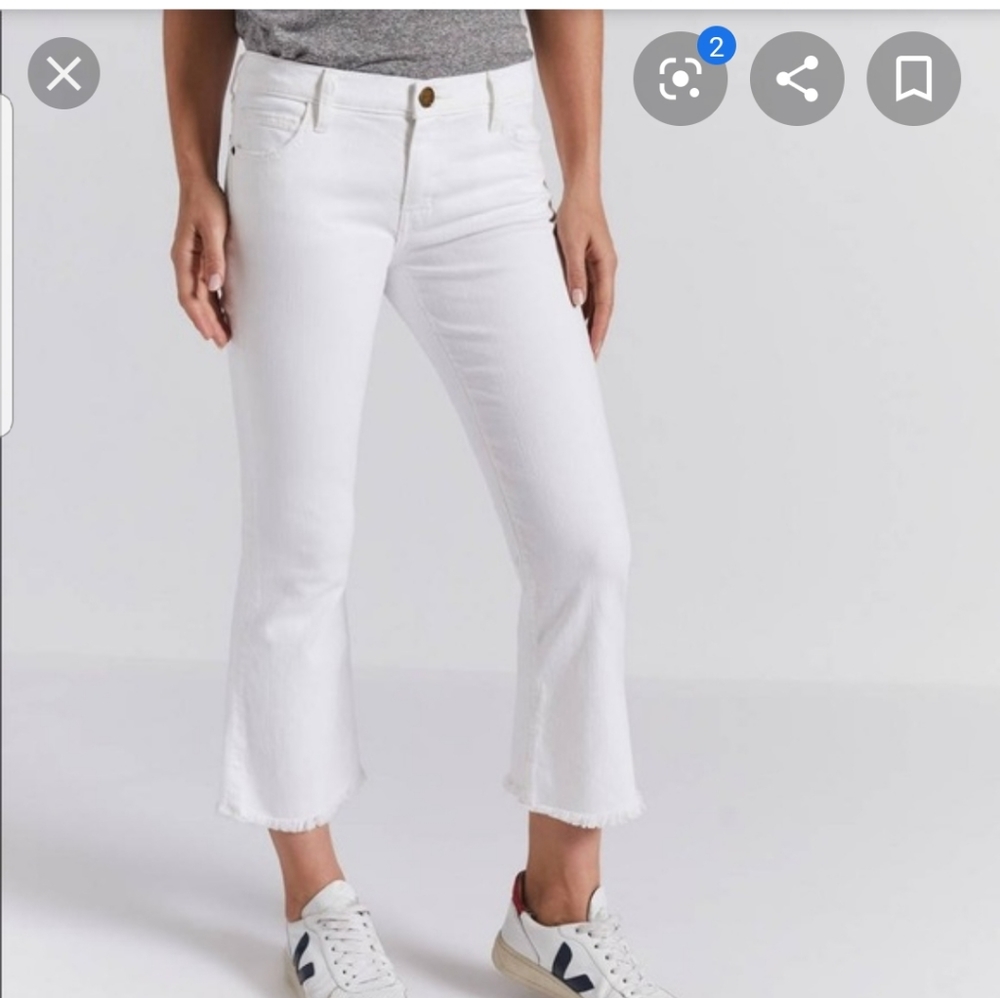 Current/Elliott kick Jean's raw hem
